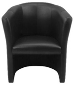 Fåtölj Club, svart